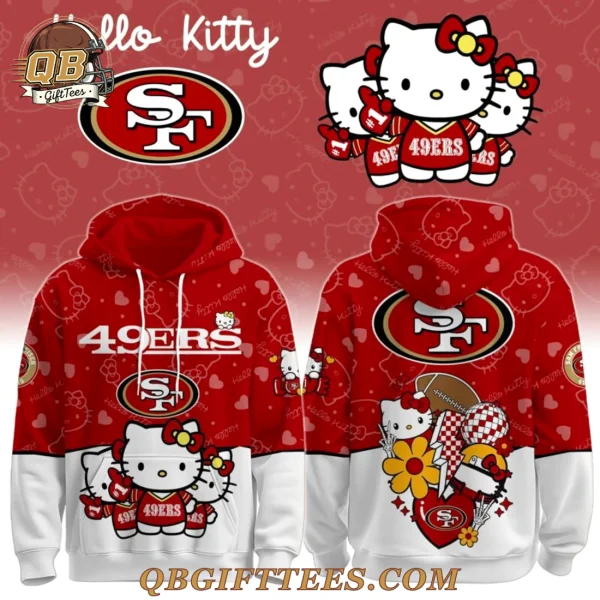 San Francisco 49ers x Hello Kitty Cute Crossover Edition Hoodie