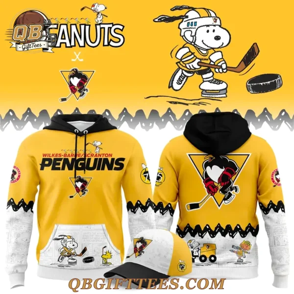 Scranton Penguins Peanuts Night Snoopy 2025 Edition Hoodie