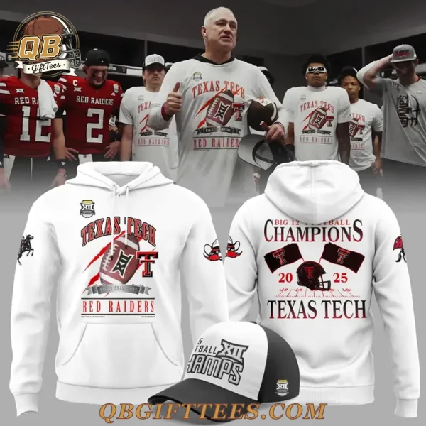 Texas Tech Red Raiders Big 12 Football Champions Edition For Fan Hoodie