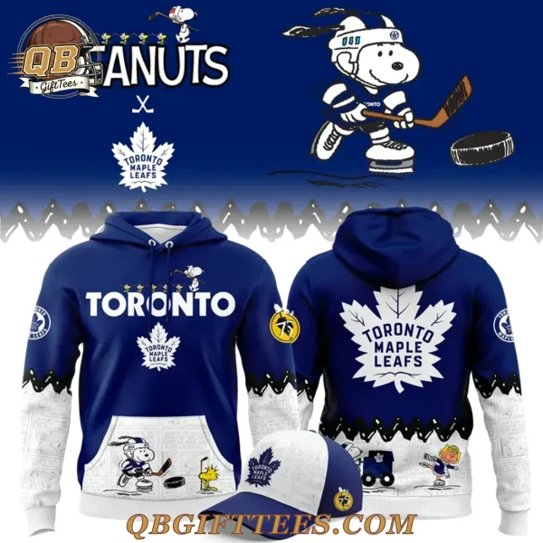 Toronto Maple Leafs Peanuts Night Snoopy 2025 Edition Hoodie