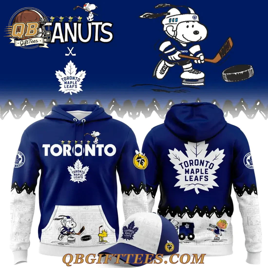 Toronto Maple Leafs Peanuts Night Snoopy 2025 Edition Hoodie Toronto Maple Leafs Peanuts Night Snoopy 2025 Edition Hoodie