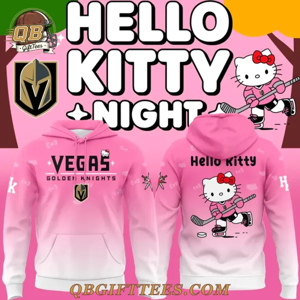Vegas Golden Knights x Hello Kitty 2026 Edition Hoodie