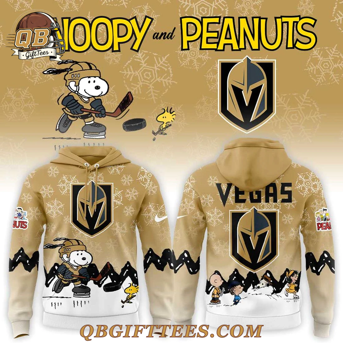 Vegas Golden Knights x Snoopy and Peanuts Edition Hoodie Vegas Golden Knights x Snoopy and Peanuts Edition Hoodie