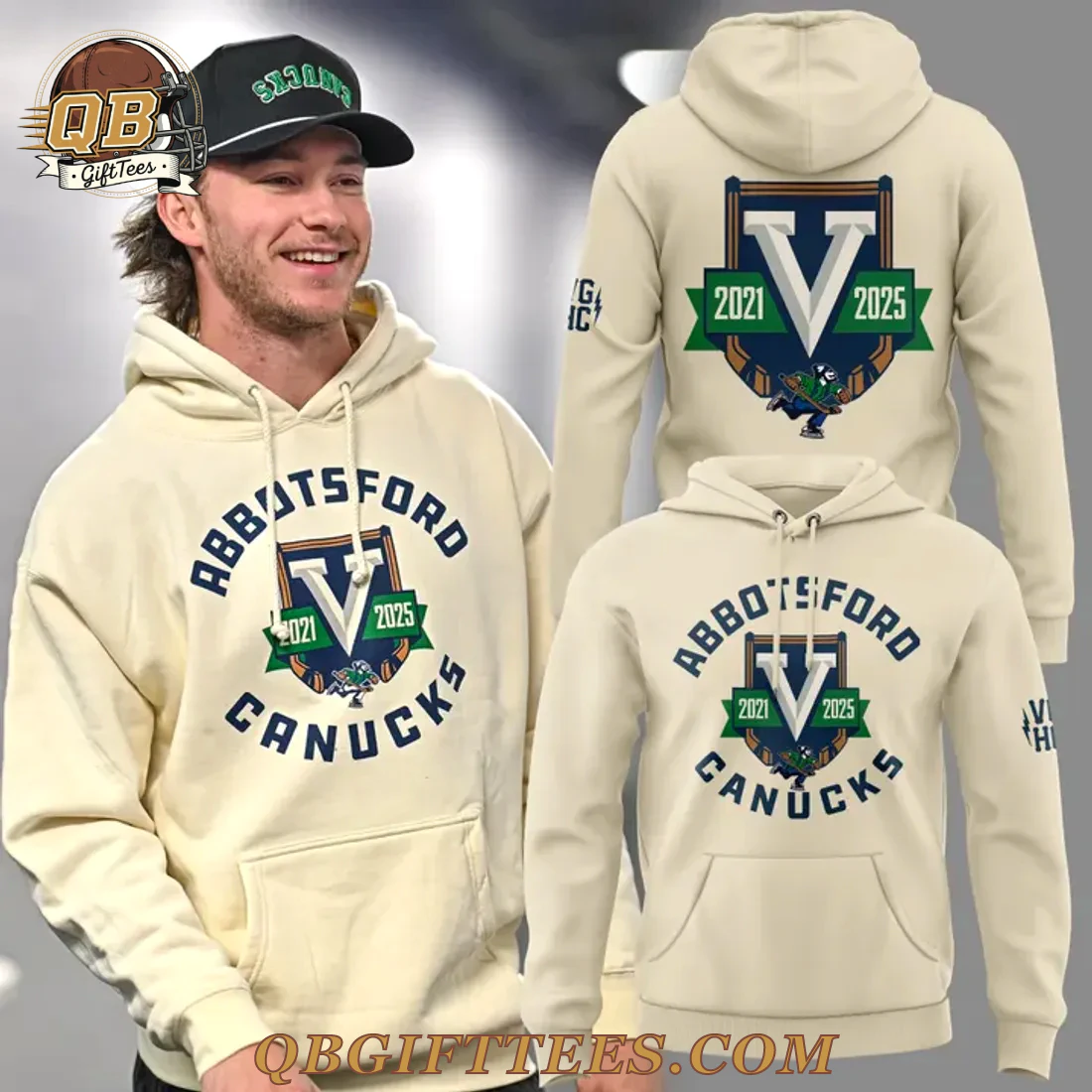 Violent Gentlemen x Abbotsford Canucks 5th Anniversary Collab Limited Edition Hoodie Violent Gentlemen x Abbotsford Canucks 5th Anniversary Collab Limited Edition Hoodie