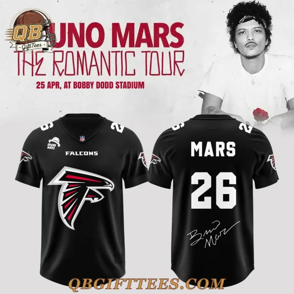 Atlanta Falcons X BRUNO MARS The Romantic Tour 2026 Edition Football Jersey