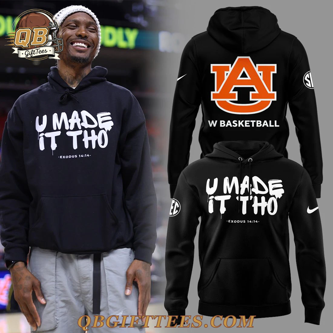Auburn Tigers U Made It Tho Special Edition Hoodie Auburn Tigers U Made It Tho Special Edition Hoodie