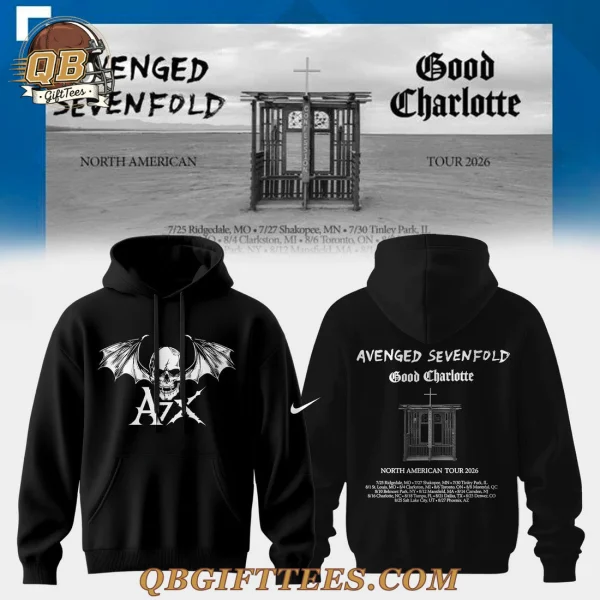 Avenged Sevenfold & Good Charlotte 2026 North American Tour Black Hoodie
