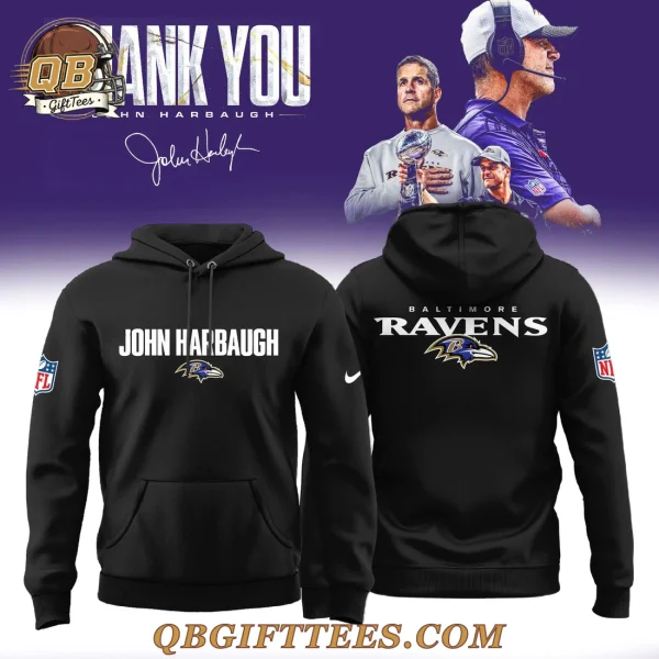 Baltimore Ravens Coach John Harbaugh Limited Edition Hoodie