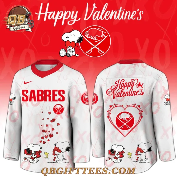 Buffalo Sabres Happy Valentine Edition Hockey Jersey