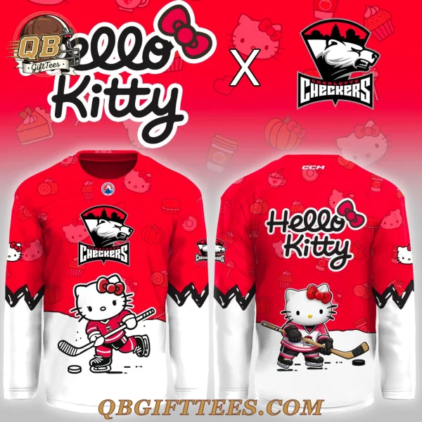 Charlotte Checkers x Hello Kitty Special Edition Hockey Jersey