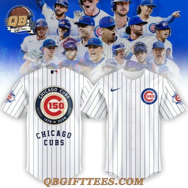 Chicago Cubs 150th Anniversary Special Edition Baseball Jersey