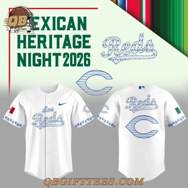 Cincinnati Reds Mexican Heritage Night 2026 Baseball Jersey