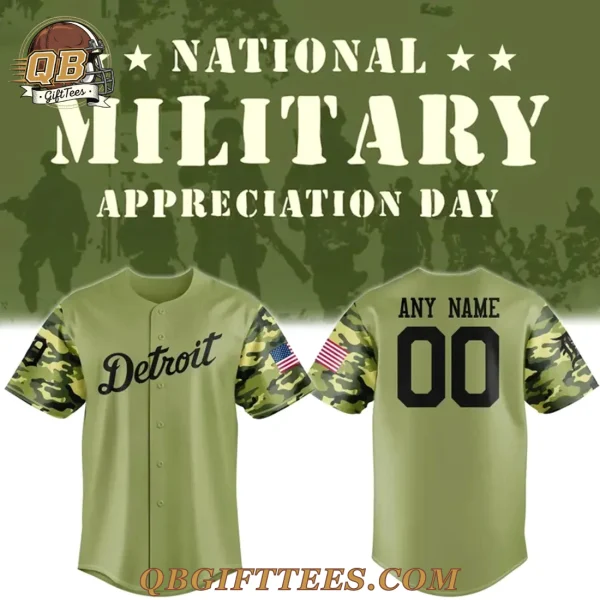Detroit Tigers 2026 Military Appreciation Night Jersey