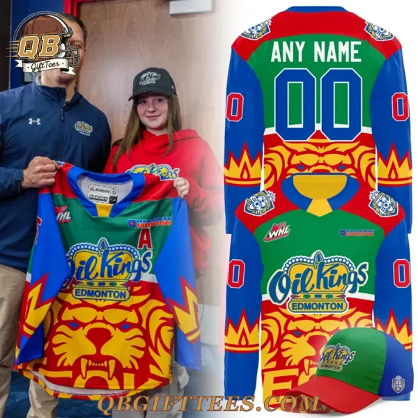 Edmonton Oil Kings x The Fan Designed Special Edition Hockey Jersey
