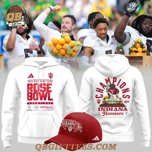 Indiana Hoosiers Rose Bowl Game Champions Edition For Fan Hoodie