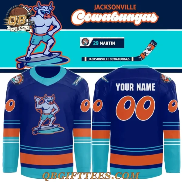 Jacksonville Icemen Cowabungas 2026 Hockey Jersey