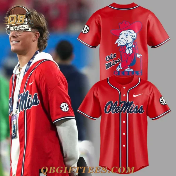 Jaxson Dart x Ole Miss Baseball Jersey