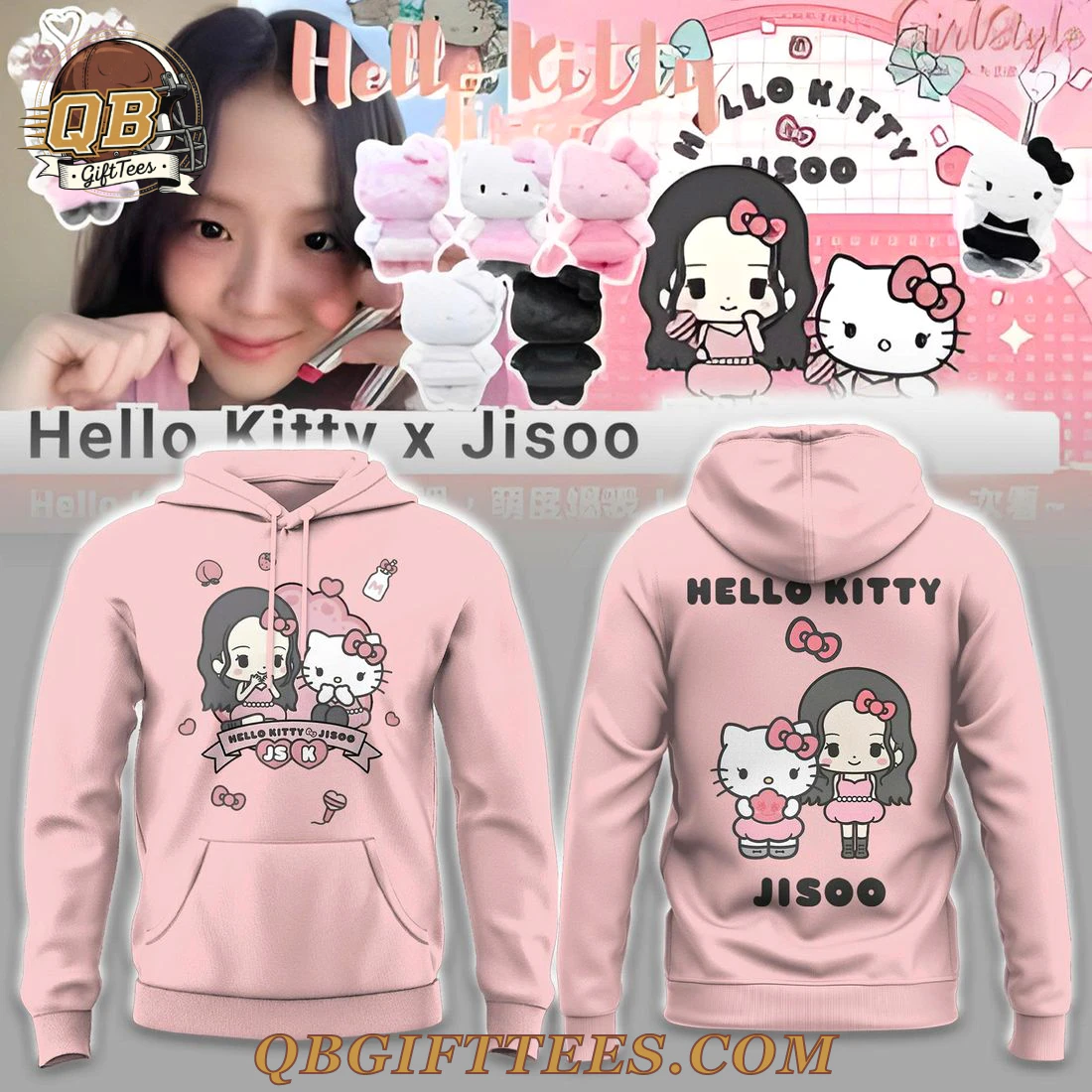Jisoo x Hello Kitty 2026 Special Edition Hoodie Jisoo x Hello Kitty 2026 Special Edition Hoodie