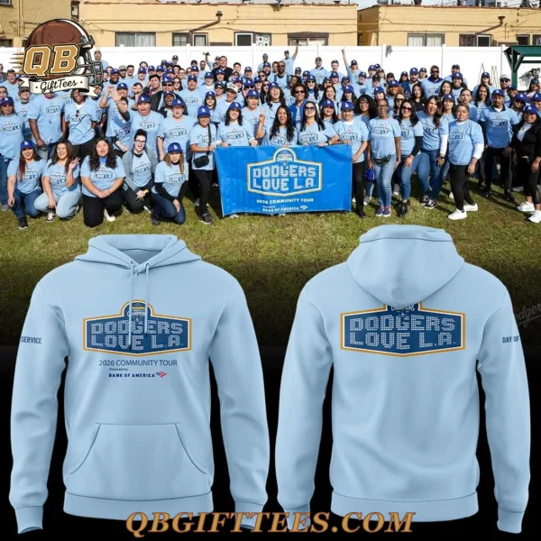 LA Dodgers Love LA Community Tour Limited Edition Hoodie