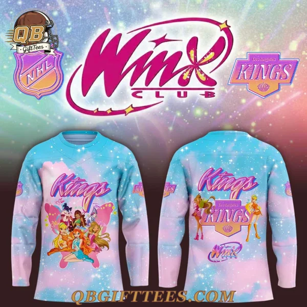 LA Kings x Winx Club Limited Edition Hockey Jersey