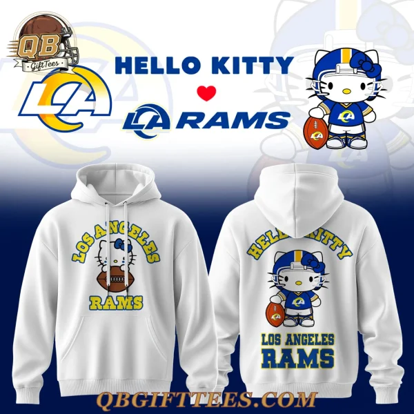 LA Rams x Hello Kitty Cute Meets Game Day Hoodie