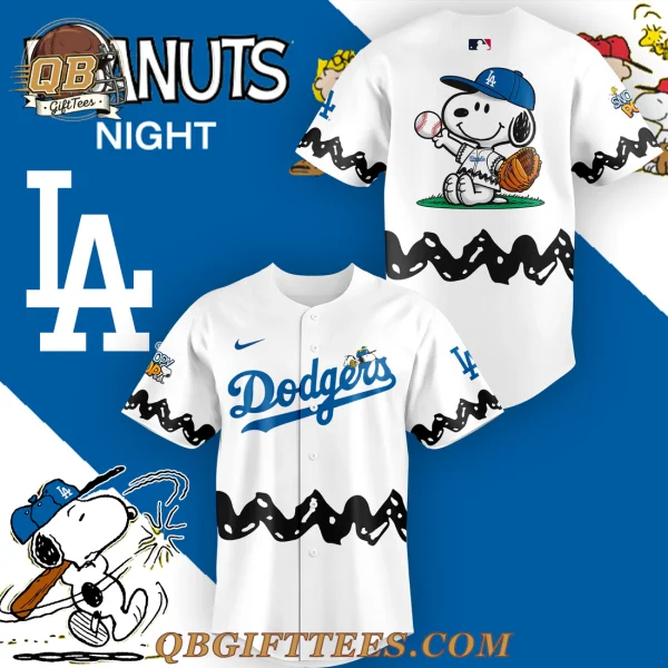 Los Angeles Dodgers x Peanuts Night 2026 Baseball Jersey