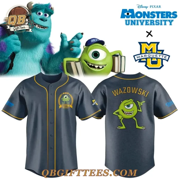 Marquette Golden Eagles x Monsters University Edition Baseball Jersey