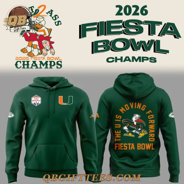 Miami Hurricanes Fiesta Bowl Champions Limited Edition Hoodie