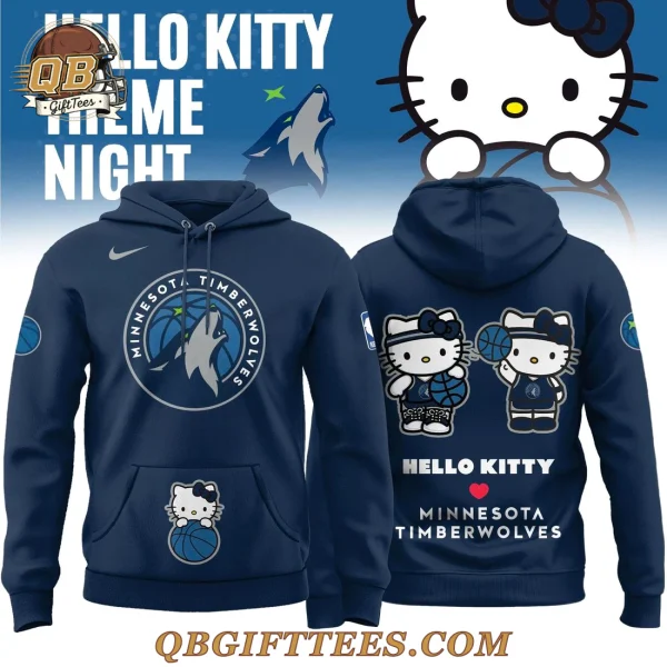 Minnesota Timberwolves x Hello Kitty Night 2026 Hoodie