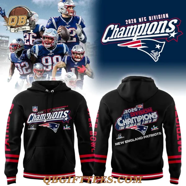 New England Patriots 2026 NFC Division Champions For Fan Hoodie