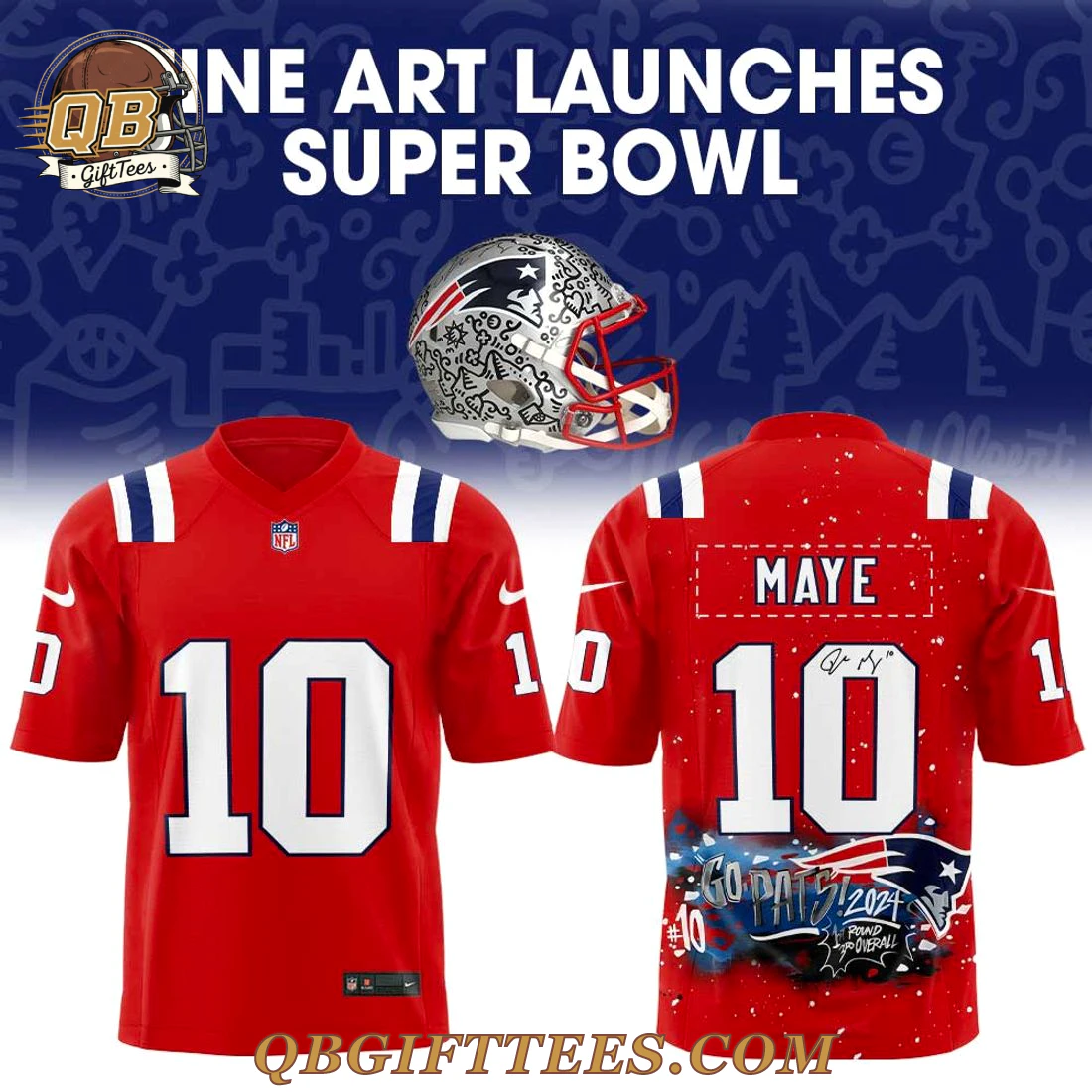 New England Patriots Fine Art launches Super Bowl LX Edition Football Jersey New England Patriots Fine Art launches Super Bowl LX Edition Football Jersey