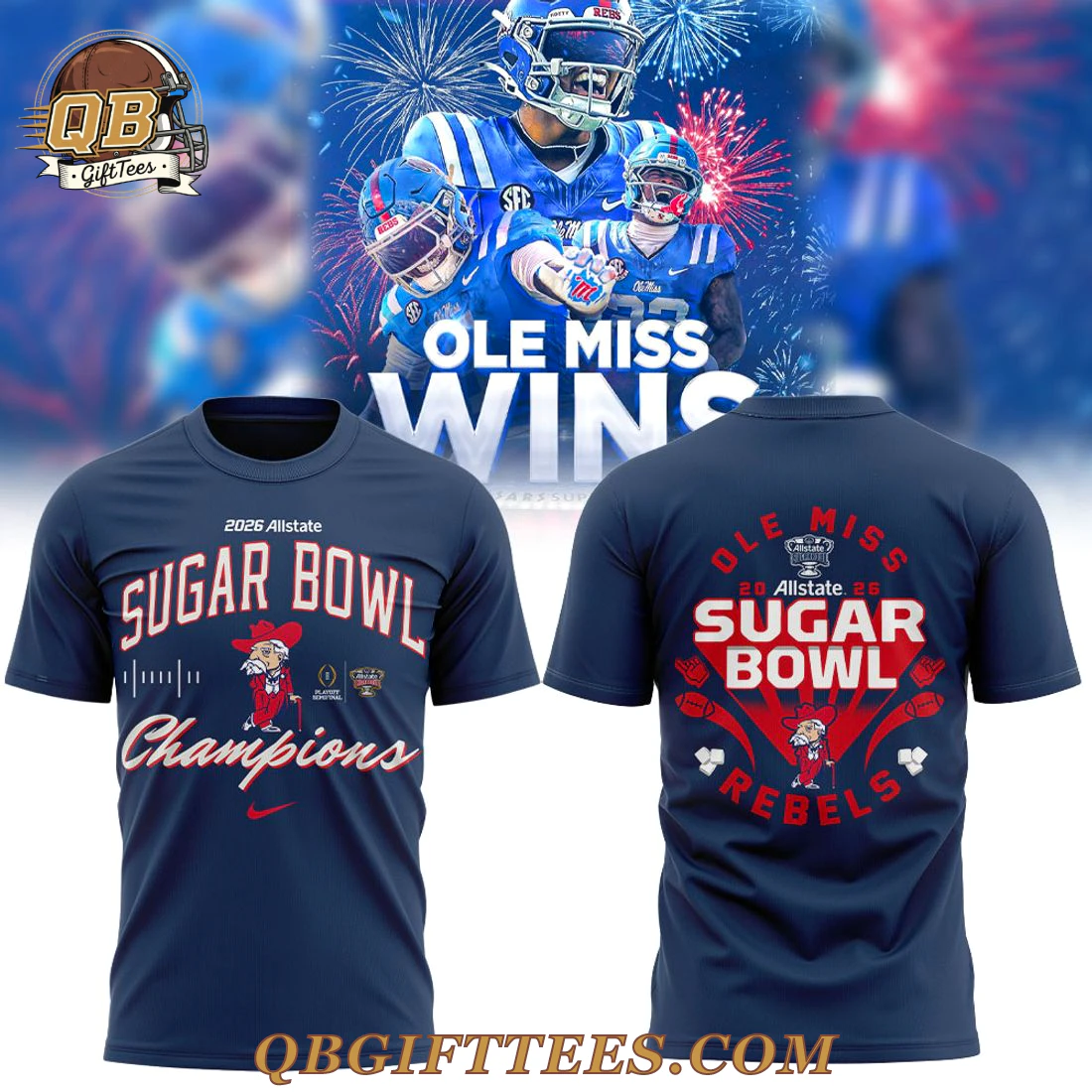 Ole Miss Rebels 2026 Sugar Bowl Champions Special Edition Shirt Ole Miss Rebels 2026 Sugar Bowl Champions Special Edition Shirt