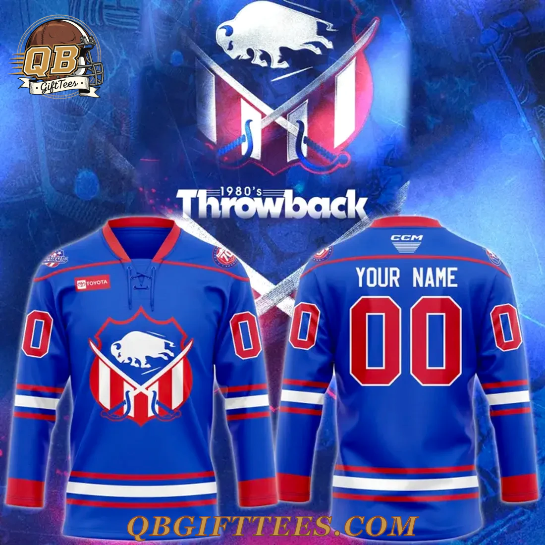 Rochester Americans 1980 Throwback Limited Hockey Jersey Rochester Americans 1980 Throwback Limited Hockey Jersey