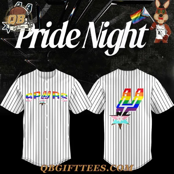 San Antonio Spurs Pride Night 2026 Special Edition Baseball Jersey