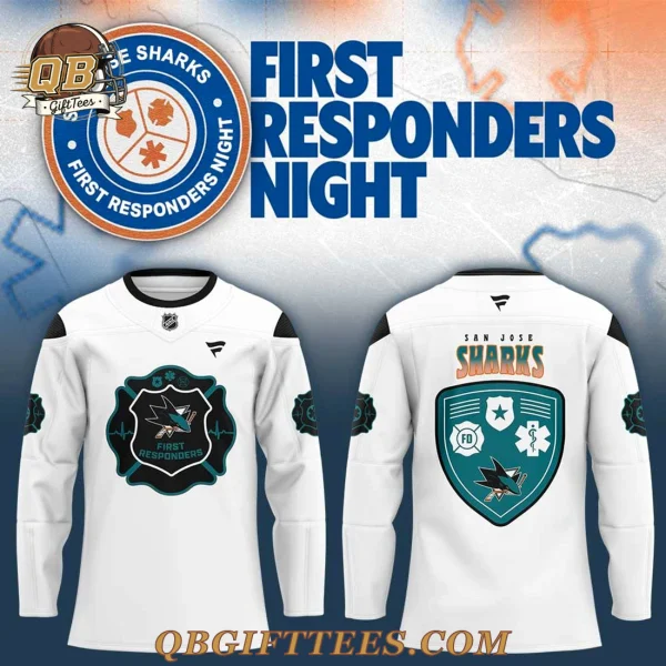 San Jose Sharks First Responders Night 2026 Edition Hockey Jersey