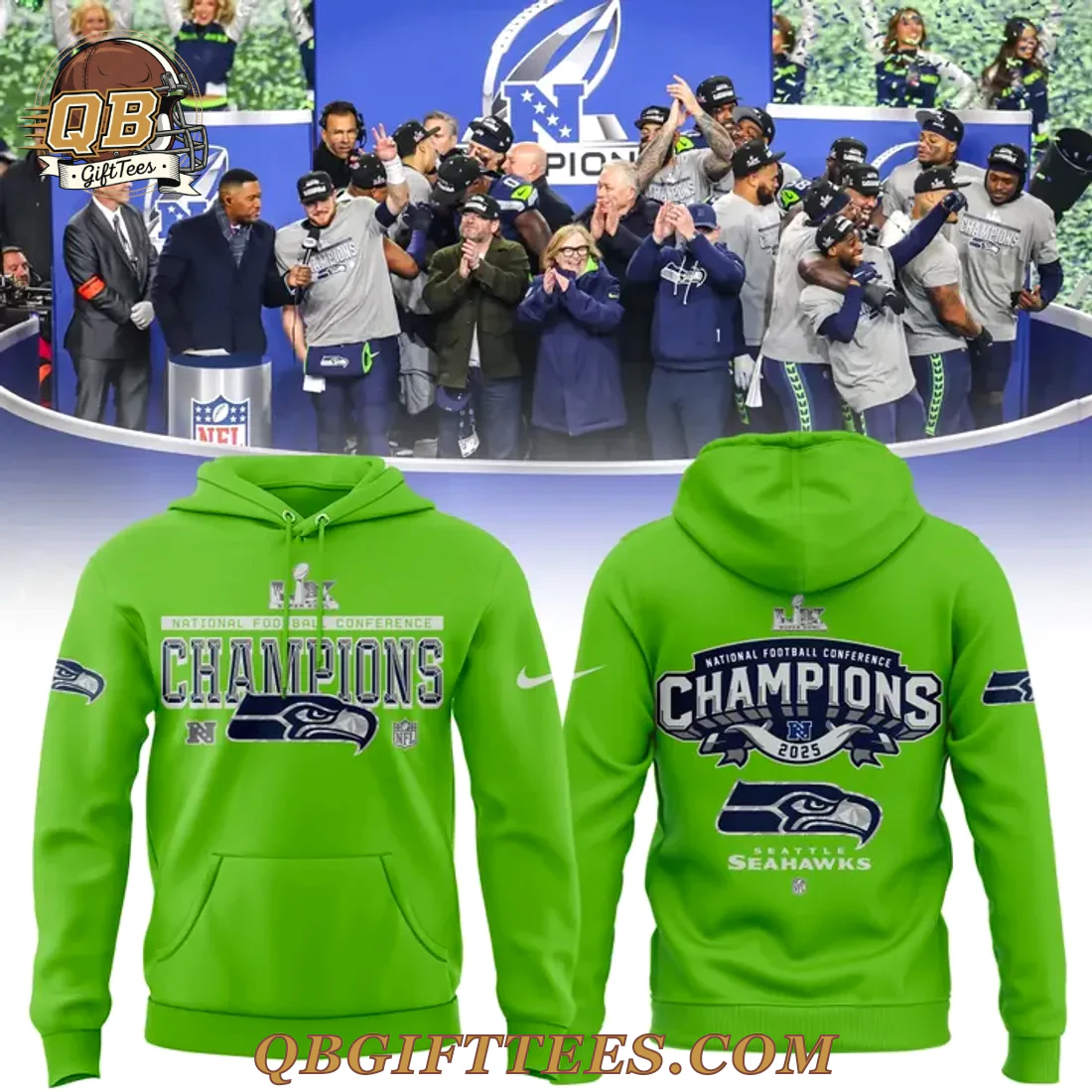 Seattle Seahawks Champions Locker Room Trophy Hoodie Seattle Seahawks Champions Locker Room Trophy Hoodie