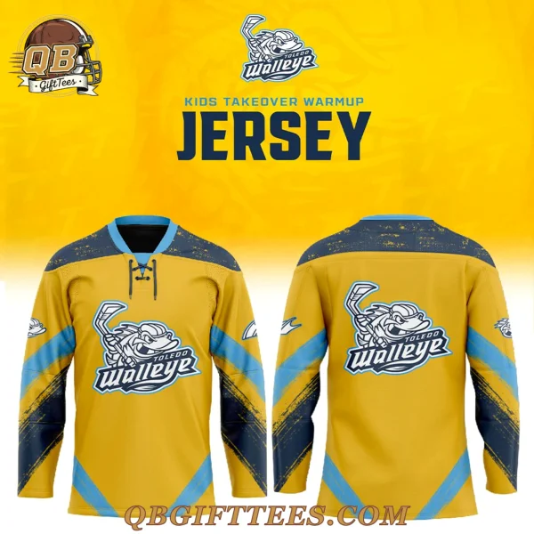 Toledo Walleye Kids Takeover Replica Limited Edition Hockey Jersey