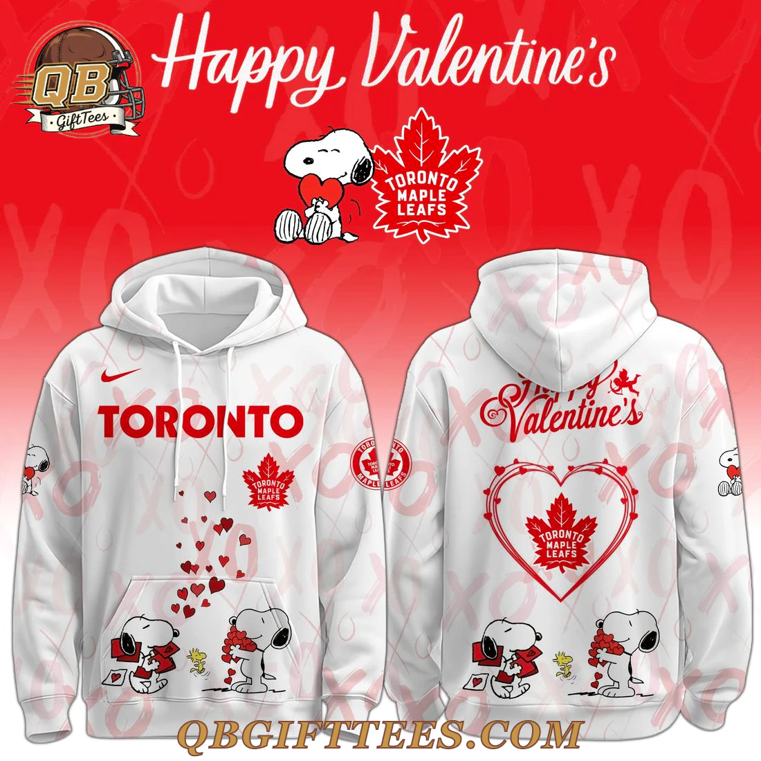 Toronto Maple Leafs Happy Valentine Edition Hoodie Toronto Maple Leafs Happy Valentine Edition Hoodie