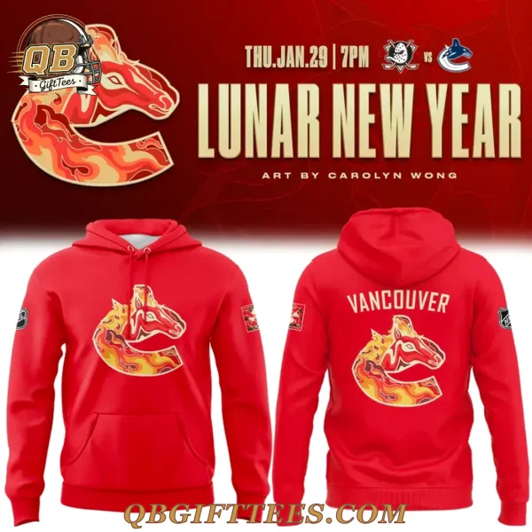 Vancouver Canucks Lunar New Year Edition Hoodie
