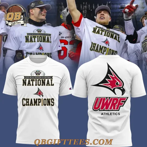 Wisconsin–River Falls Falcons NCAA DIII Football National Champions T-Shirt