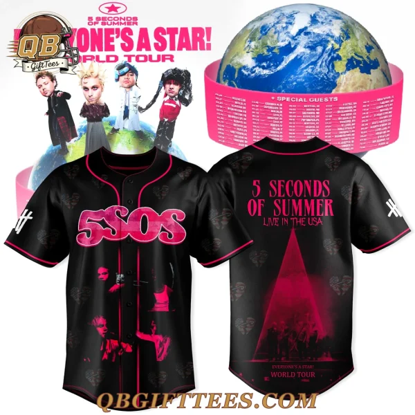 5 Seconds of Summer Everyone’s a Star Tour 2026 Edition For Fan Jersey