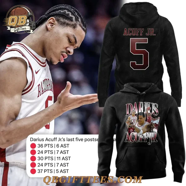 Arkansas Razorbacks Darius Acuff Jr 2026 For Fan Hoodie