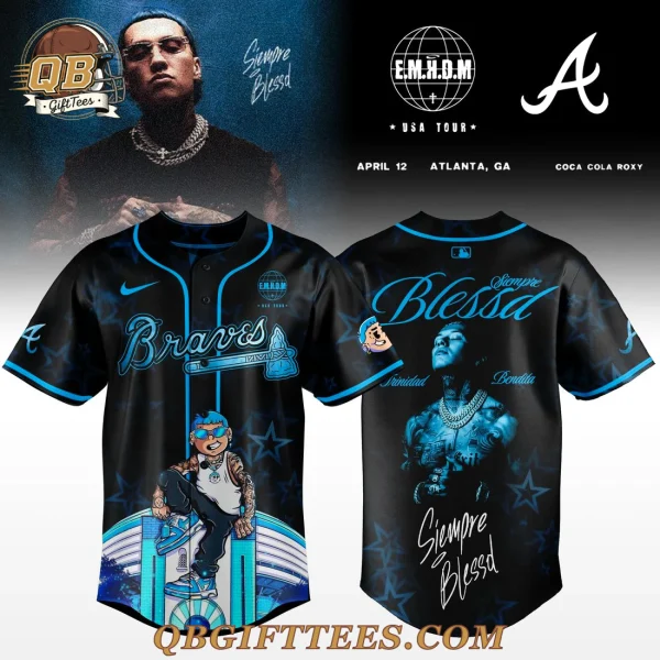 Atlanta Braves x Blessd USA Tour 2026 Special Edition Jersey