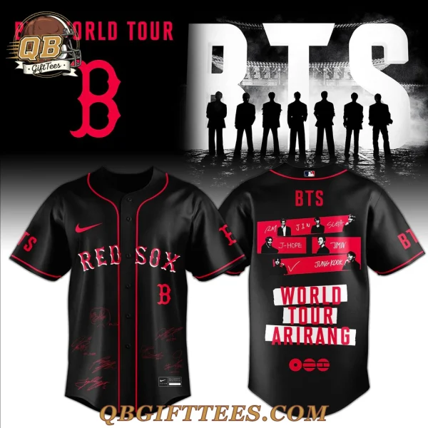 Boston Red Sox x BTS World Tour Arirang Special Edition Baseball Jersey