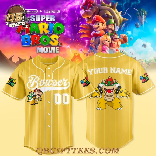 Bowser – Super Mario Galaxy Movie Edition Baseball Jersey