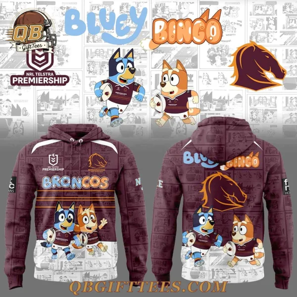 Brisbane Broncos x Bluey and Bingo 2026 Edition Hoodie