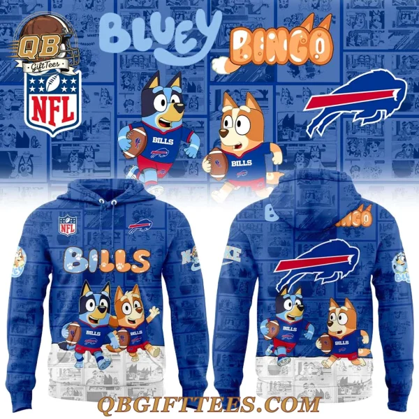Buffalo Bills x Bluey and Bingo Limited Edition Hoodie