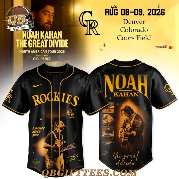 Colorado Rockies x Noah Kahan The Great Divide Tour 2026 Baseball Jersey