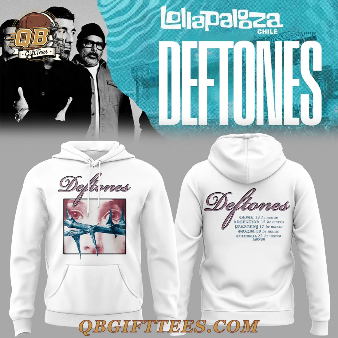 Deftones South America Tour Edition Hoodie Deftones South America Tour Edition Hoodie