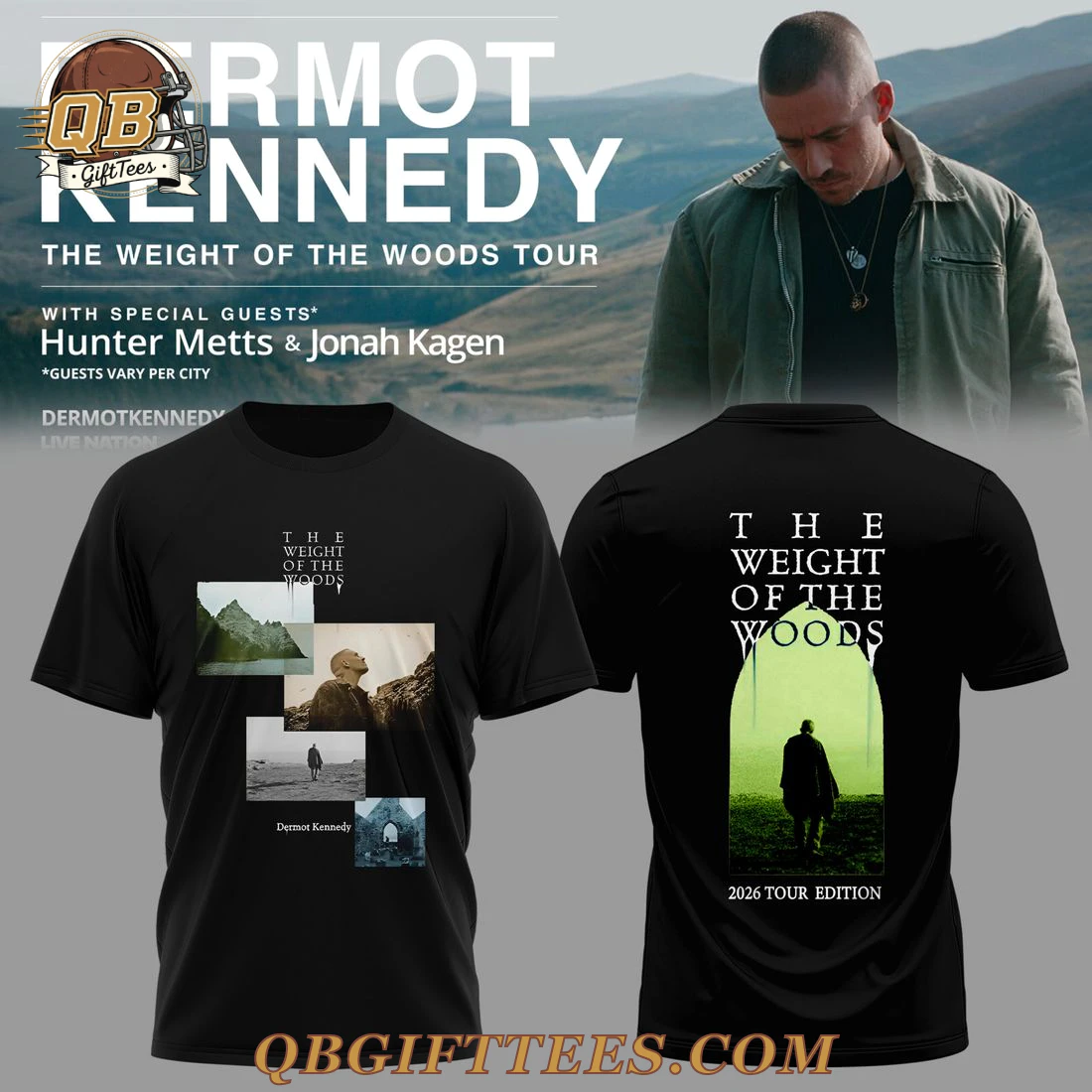 Dermot Kennedy The Weight of the Woods Tour 2026 Edition Hoodie Dermot Kennedy The Weight of the Woods Tour 2026 Edition Hoodie